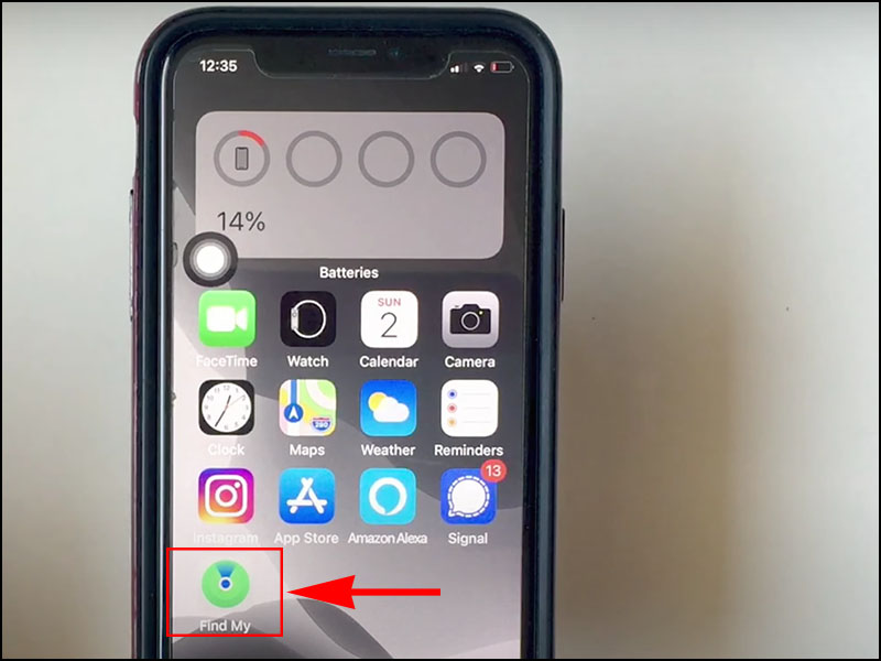 Khởi động ứng dụng Find My trên iPhone